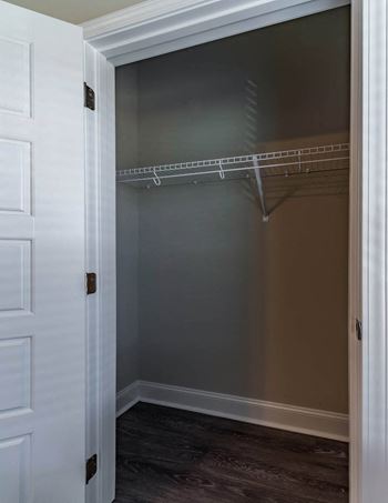 Closet with shelves